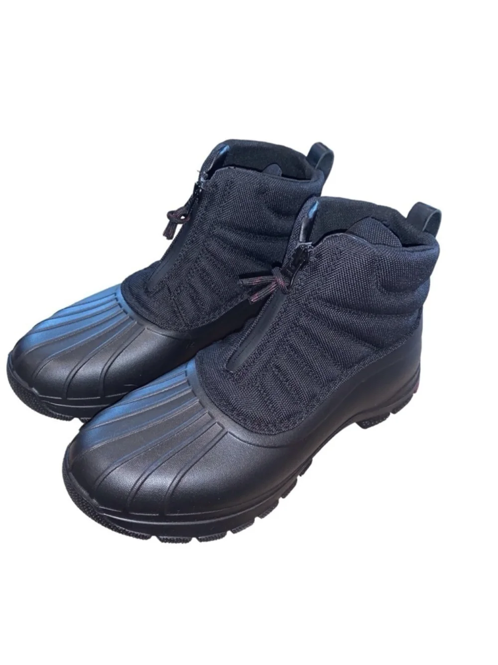 Sperry duck float zip seacycled boots black size 6